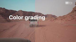 Color grading this footage "desert" video by Matty DC Collins