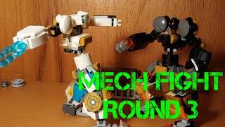 Lego mech fight Round 3 (Final round) Stop motion