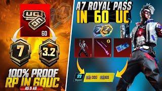  A7 Royal Pass For 60 UC | Upgraded Kar98 Skin 15 Mini Materials | A6 Purchase Group Is Here |PUBGM