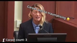 Amber Heard’s Carpet PTSD  Johnny Depp trial Day 14