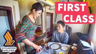 Flying FIRST CLASS Suite with Singapore Airlines