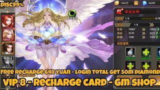 New League of Angel Paradise Land private Server - VIP 8 - yuan card - free top up 648¥