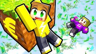 OVERLEVEN Op 1 MILJONAIR BLOK in Minecraft!