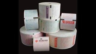 thermal paper POS paper roll printing machine and slitting machine