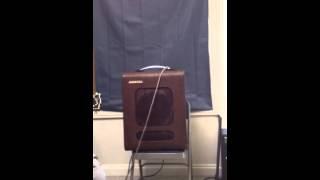 1950's ampower amp demo