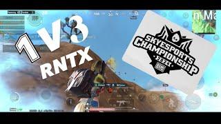 1v3 RNTX in Sky Championship+ Some Frags of Mine#bgmi #1v3 #frags #clutches