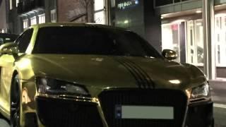 Limited Gold Audi R8 crusing Drammen