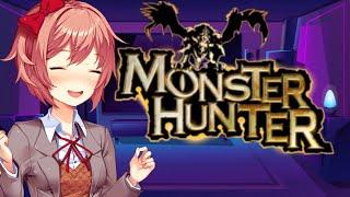 These guys are incredible (Sayori reacts to Monster Hunter)