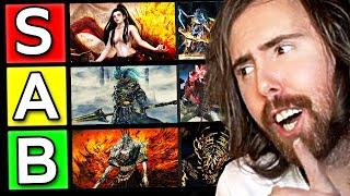 Asmongold Ranks ALL Soulsborne Bosses BEST To WORST | Tier List