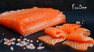 The fish is tender as butter! How delicious to salt fish at home - Salted salmon (trout)