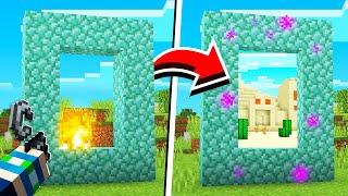 How to Turn ANYTHING INTO A PORTAL in Minecraft! (NO MODS!)