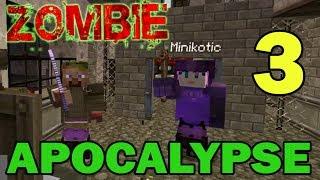 ч.03 Прохождение карты Minecraft - Zombie Apocalypse (миссия 3)