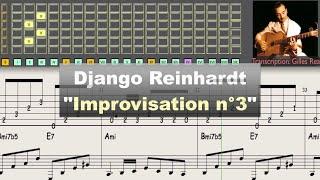 Django Reinhardt - "Improvisation n°3" (1943) - Gill & Jazz Transcription