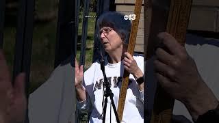 Asheville protesters decry VA job cuts during Secretary Doug Collins' visit