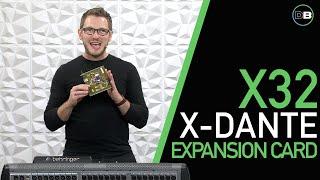 Behringer X32 X-Dante Expansion Card Setup