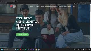 TMII | Toshkent menejment va iqtisodiyot instituti | online ariza qoldirish yo'riqnomasi