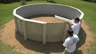 Installing A Round Steel Above Ground