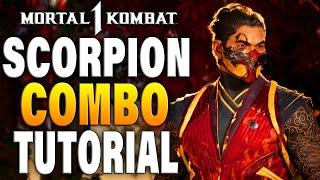 Mortal Kombat 1 SCOPRION Combos - Mortal Kombat 1 SCORPION Combo Tutorial