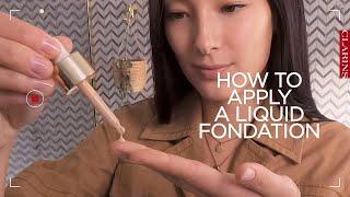 How to apply a liquid foundation | Clarins