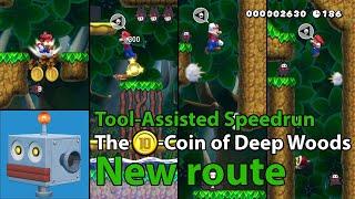 [TAS] Ninji Speedrun #3 - The 10-Coin of Deep Woods in 17.533