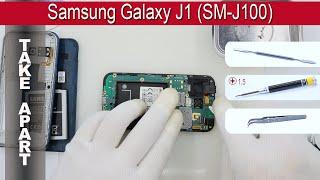 How to disassemble  Samsung Galaxy J1 (SM-J100) Take apart Tutorial