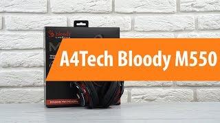 Распаковка наушников A4Tech Bloody M550 / Unboxing A4Tech Bloody M550