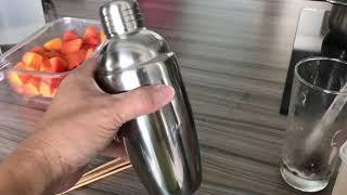 How to open a jam cocktail shaker cap