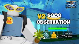 Noob Gets Observation Haki V2 (MAX) in blox fruit