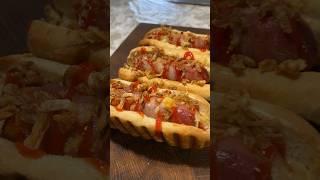 Вкуснейший хот-дог  #рецепт #хотдог #вкусноипросто #готовимдома #фасфуд