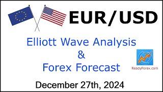 EUR USD Elliott Wave Analysis | Forex Forecast | December 27, 2024 | EURUSD Analysis Today