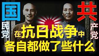 一口气看完中国的抗日战争。中共抗战了吗？国民党和共产党在抗战中各自都做了些什么？毛泽东是如何成为中共最高领导人的？江青的捞女之路、百团大战的真相、平型关大捷的真相、花园口决堤、衡阳保卫战。