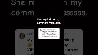 She responded lest goo