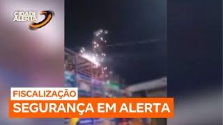 Trenzinho de festa atinge fiação da rede de energia pública na Zona Norte de Ribeirão Preto (SP)