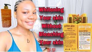 GOLDEN GLOW INTENSIVE  HALFCAST 10 DAYS WHITENING BODY MILK /TREATMENT LOTION FOR SKIN WHITENING