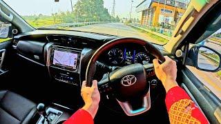 Driving POV TOYOTA FORTUNER 2.4 TRD TURBODIESEL A/T 2019 | ACCELERATION & HANDLING | Test Drive ASMR