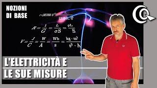 L'elettricità, la sua natura e le sue misure. Tensione, corrente, potenza, energia, etc...