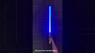 75cm Lightsaber RGB 7 Colors Change Metal Handle Laser Sword Test From Aliexpress