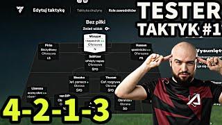 4-2-1-3 - NAJLEPSZA TAKTYKA po PATCHU do GRY SKRZYDŁAMI w FC25?! TESTER TAKTYK #1