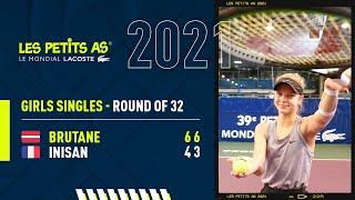 Les Petits As 2021 | Girls Round of 32 | Elizabete Brutane vs. Eleejah Inisan