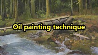 Oil painting technique part 2 timelapse video | Rogen Ru