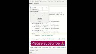calculator using python gui