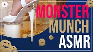 ASMR | Crushing Monster Munch with High Heels 4K