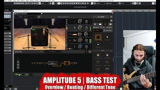 Amplitube 5 by IK Multimedia | Worflow and sound test for Bass Players | 1st look | 1st Impressions