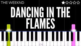 The Weeknd - Dancing In The Flames | EASY Piano Tutorial