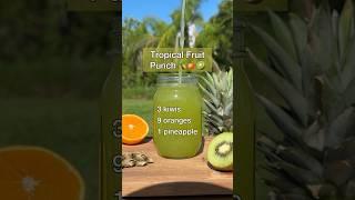 Tropical Fruit Punch  #growyourown #tropicalpunch #tropicalfruit #fruitpunch #ytshorts