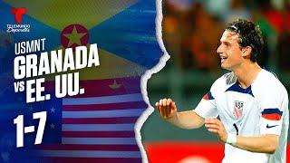 Highlights & Goals: Granada vs. Estados Unidos 1-7 | USMNT | Telemundo Deportes