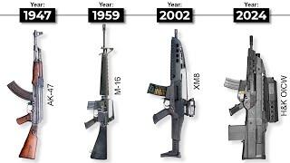 Evolution Of Assault Rifles (1942-2024)