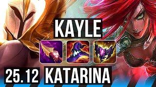 KAYLE vs KATARINA (MID) | Quadra, 19/4/6, Dominating | EUNE Grandmaster | 25.12