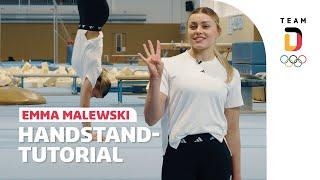 Handstand-Tutorial mit Emma Malewski | Team D trainiert…