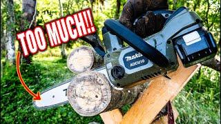 TOO BIG! Makita ADCU10 18V Top Handle Chainsaw Review